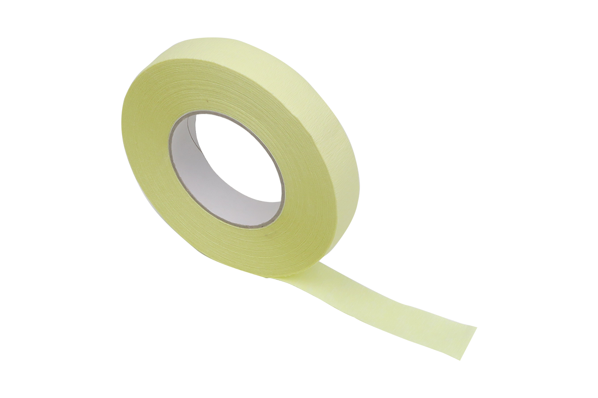Crepe curved line adhesive tape