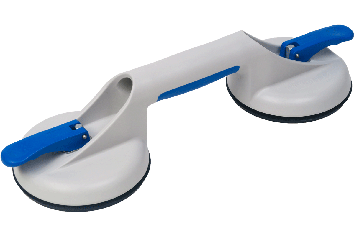 Glass lifter with 2 suction cups