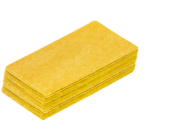 Yellow corundum sandpaper