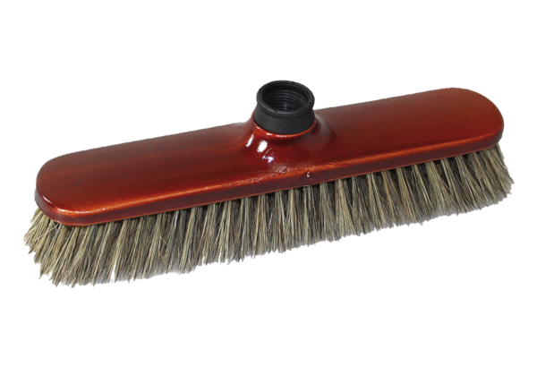 Straight bristle broom