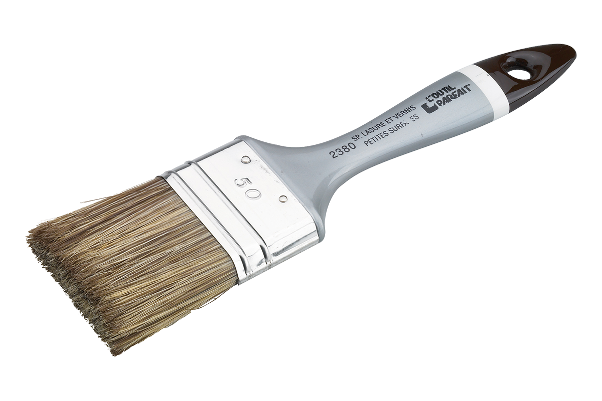 Wood treatment flat brush