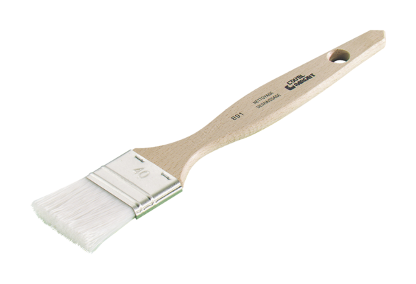 Flat cleaning brush