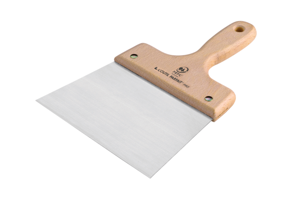 Wooden plastering knife