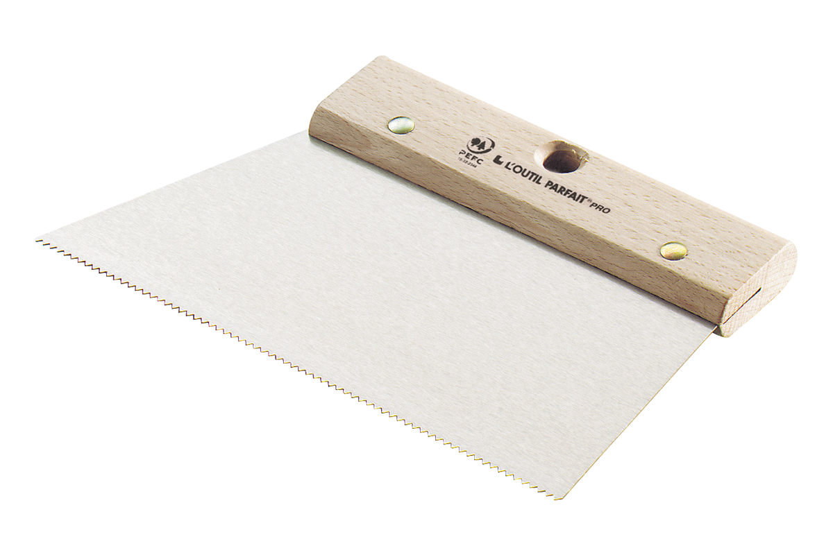 Medium trapezoidal adhesive spreader