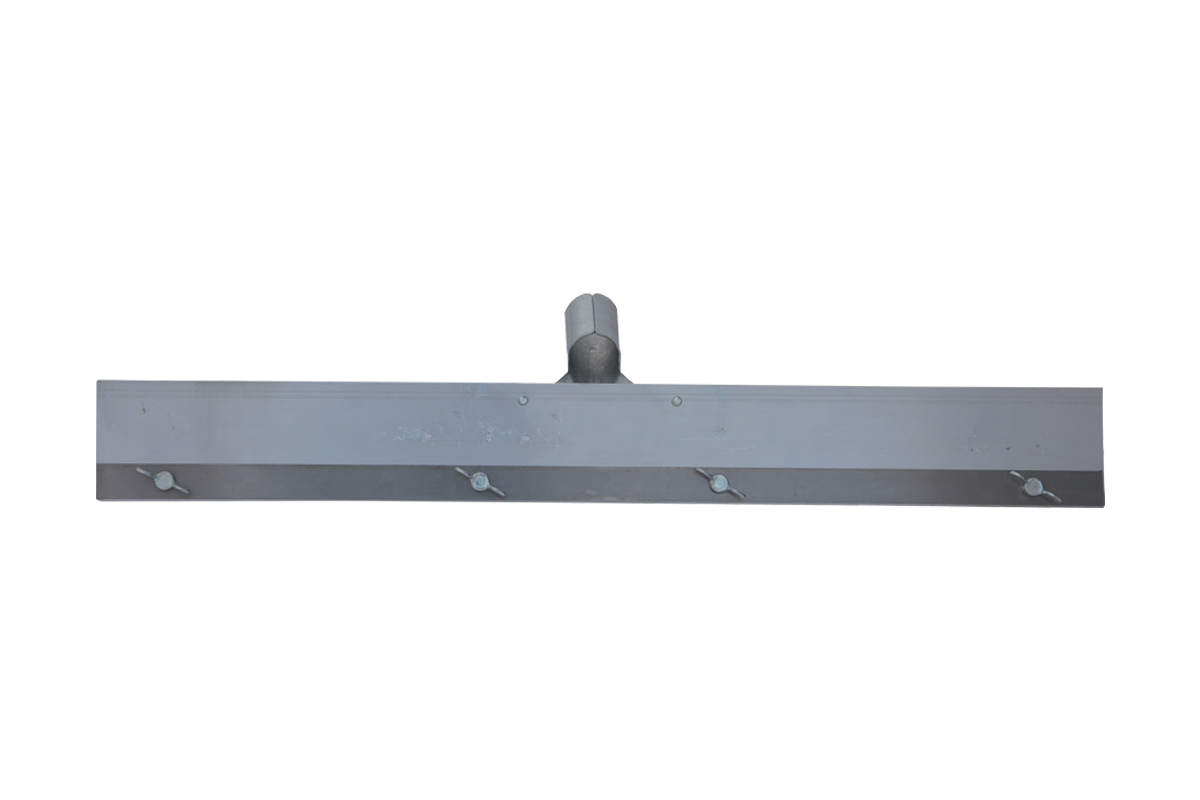 Aluminium rake with rubber blade