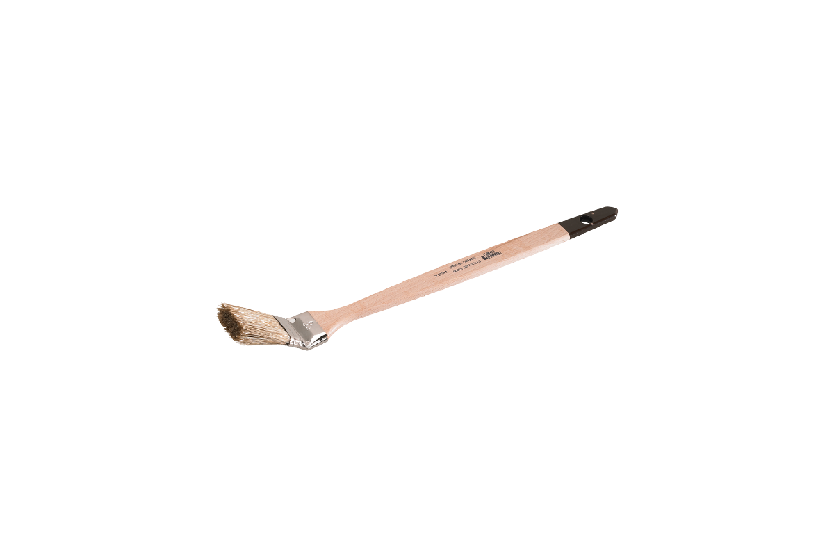 Flat curved brush