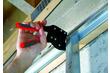 Crimping pliers for studs and tracks - One hand section setting