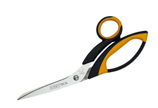 Finny micro-serrated scissors