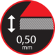 blade thickness 0,5 mm blade thickness 0,5 mm