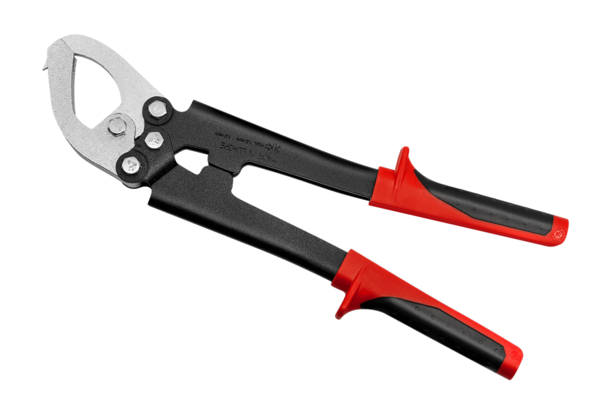 Crimping pliers for rails and uprights