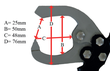 Crimping section setting pliers for studs & tracks