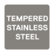 Tempered stainless steel