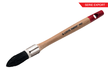 Round pointed brush with black fibres