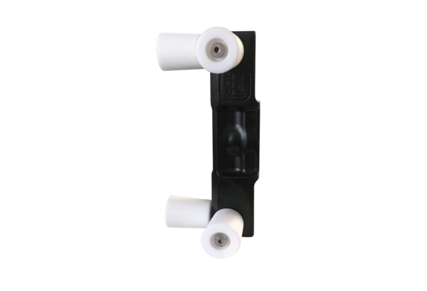 Clip-on external corner roller