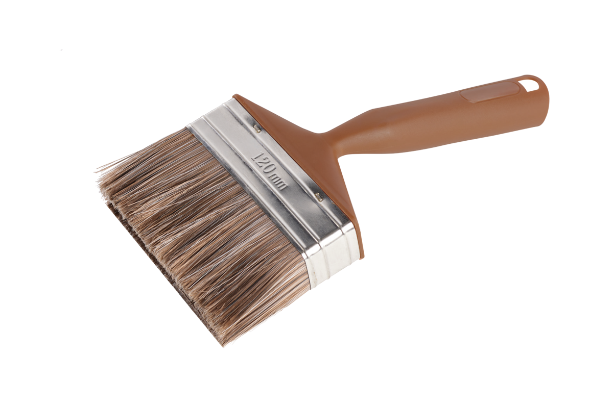 Angled Woodstain brush kit with pole