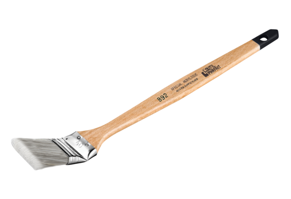 Flat curved brush