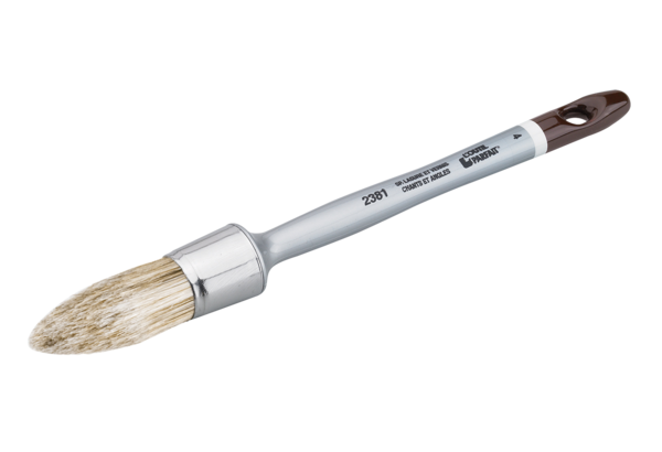 Wood treatment tapered brush 